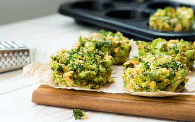 Broccoli, Cheese and Quinoa Snacks