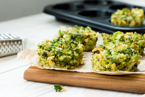 Broccoli, Cheese and Quinoa Snacks