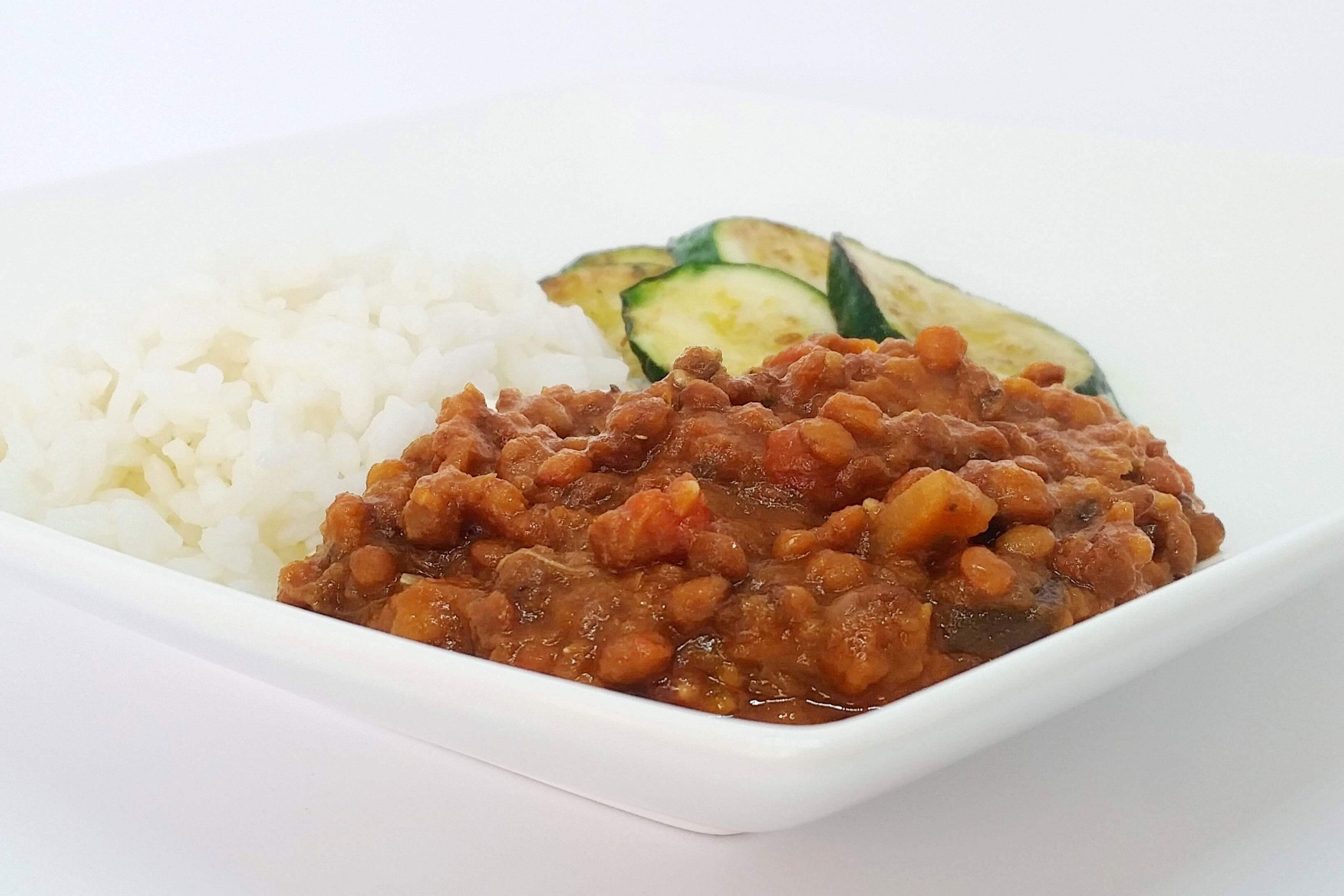 lentils and eggplant