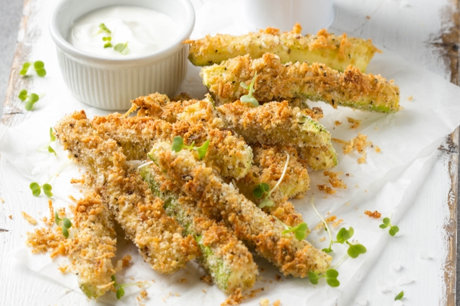 Zucchini Oven Fries - Square Box Fitness